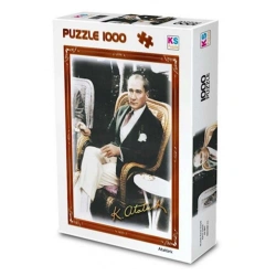 KS PUZZLE 1000 KAHVE İÇEN ATATÜRK (NET)