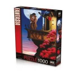 KS GAMES 1000 PARÇA PUZZKE TREE HOUSE LOVERS