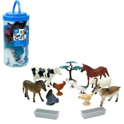 23CM KOVADA 13 PARÇA ÇİFTLİK HAYVANLARI SETİ