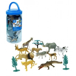 23CM KOVADA 13 PARÇA VAHŞİ HAYVAN SETİ