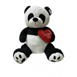 90 CM KALPLİ PELUŞ PANDA