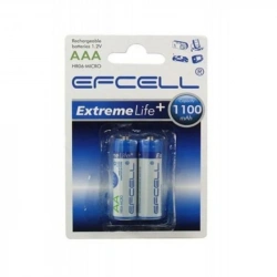 EFCELL ŞARJLI KALEM PİL 1100 mah.
