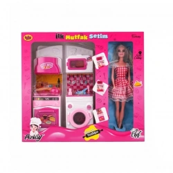 İLK MUTFAK SETİM 2Lİ FIRIN ÇAMAŞIR BEBEKLİ