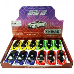 KİNSMART ÇEKBIRAK BMW İ8 KRMZ YŞL MAVİ SARI