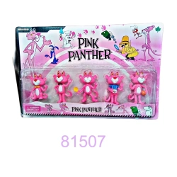 PEMBE PANTER KARTELA SET
