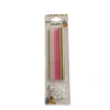 ND MUM ÇUBUK SİMLİ BEYAZ PEMBE ALTIN 13CM 12Lİ