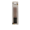ND MUMİNCE ÇUBUK SİYAH ALTLI ROSE GOLD 16 CM 6LI