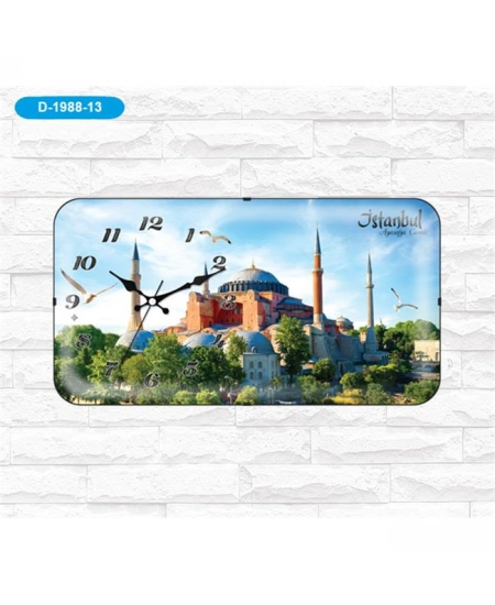 AYPŞ DİKDÖRTGEN BOMBELİ SAAT AYASOFYA
