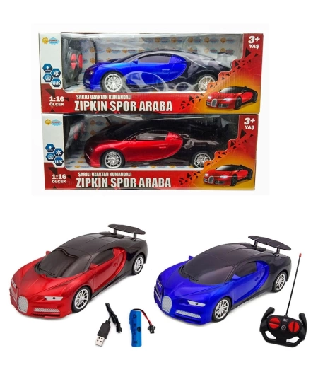 1/16 ŞARJLI ZIPKIN UZAKTAN KUMANDALI ARABA