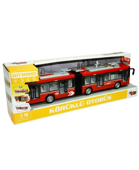 1/16 SÜRTMELİ SESLİ IŞIKLI KÖRÜKLÜ OTOBÜS