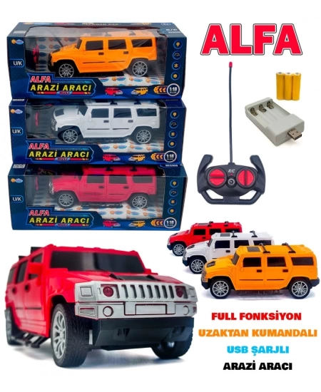 1:18 UZ.KUM.ŞARJLI HUMMER ARABA