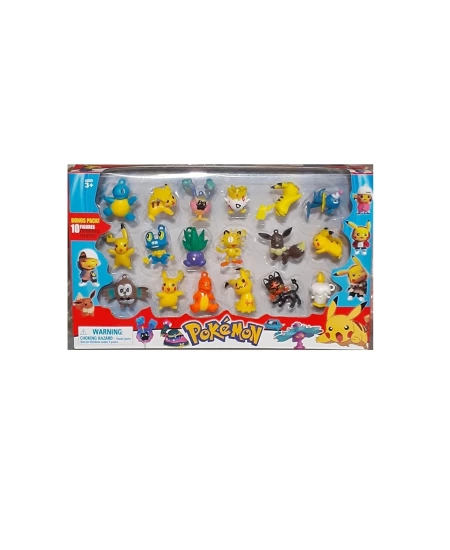 18 PARÇA POKEMON FİGÜR