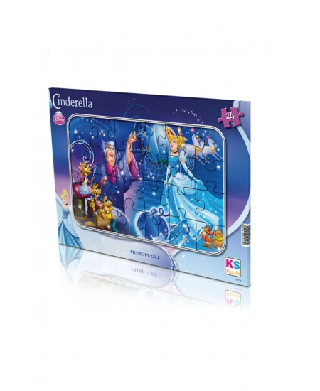 KS GAMES CINDERELLA FRAME PUZZLE 24 PARÇA