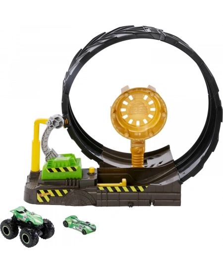 HOT WHEELS MONSTER TRUCKS ÇEMBERDE YARIŞ SETİ DHL