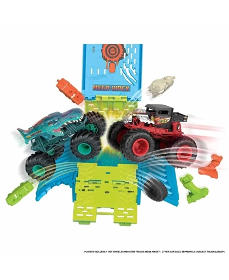 HW MONSTER TRUCKS 1/24 MEGA WREXİN ÇARPIŞMASI DHL