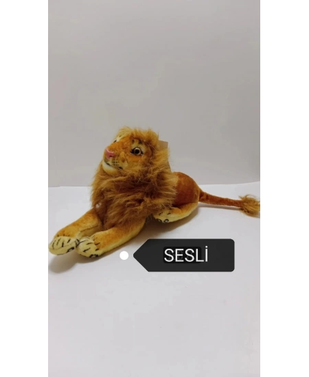 PELUŞ SESLİ ASLAN 30 CM