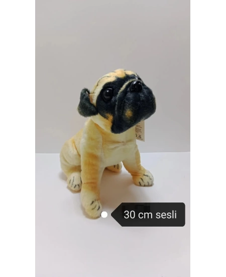 PELUŞ SESLİ KÖPEK 30 CM