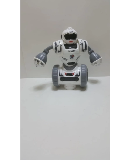 PİLLİ IŞIKLI SESLİ ROBOT