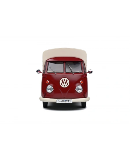 SOLİDO 1/18 VOLKSWAGEN T1 PICK-UP PORSCHE SERVICE RED