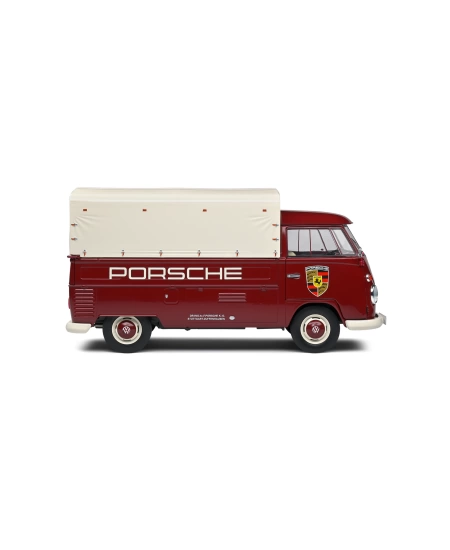 SOLİDO 1/18 VOLKSWAGEN T1 PICK-UP PORSCHE SERVICE RED