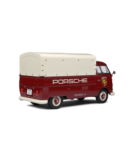 SOLİDO 1/18 VOLKSWAGEN T1 PICK-UP PORSCHE SERVICE RED