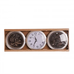 AYPŞ 3 LÜ SET DUVAR SAATİ ALLAH