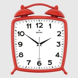 AYPŞ ANTİK PETER KARE MASA SAATİ KIRMIZI