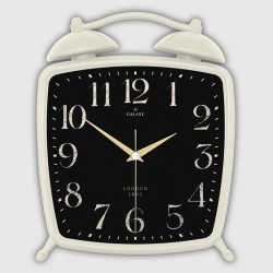 AYPŞ ANTİK PETER KARE MASA SAATİ SİYAH