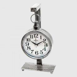 AYPŞ AYAKLI MASA SAATİ 18*37 METALİK