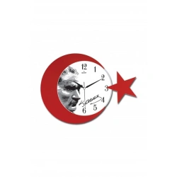 AYPŞ AYYILDIZ DUVAR SAATİ ATATÜRK BÜST