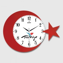 AYPŞ AYYILDIZ DUVAR SAATİ TÜRKİYE