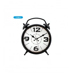 AYPŞ GALAKSİ ANTİK PETER MASA SAATİ SİYAH