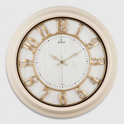 AYPŞ PREMİUM KABARTMA RAKAM SAAT BEYAZ