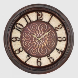 AYPŞ PREMİUM KABARTMA RAKAM SAAT KAHVE