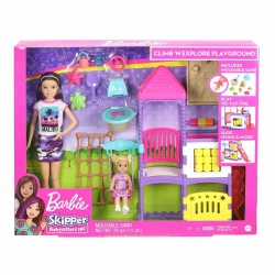 BARBIE BEBEK BAKICISI SKIPPER PARKTA OYUN SETİ DHL