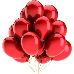 KIRMIZI METALİK BALON