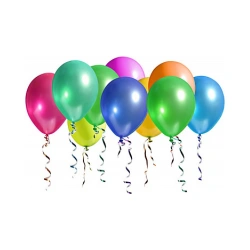 GEMAR KARIŞIK RENKLİ METALİK BALON