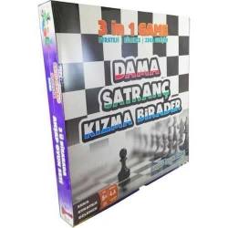 HB 3 IN 1 GAME (DAMA-SATRANÇ-KIZMA BİRADER)