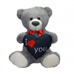 HLLY 50 CM I LOVE YOU KALPLİ AYI