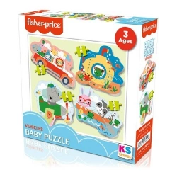 KS BABY PUZZLE VEHICLES 4İN1