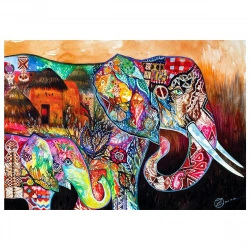 KS PUZZLE 1000 AFRİCANrnPATCHWORKr (NET)