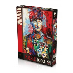 KS GAMES 1000 PARÇA PUZZLE ATATÜRK SAVAŞ YILLARI
