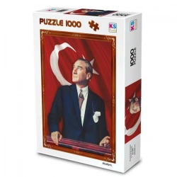 KS PUZZLE 1000 BAYRAK VE ATATÜRK (NET)
