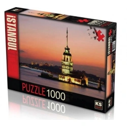 KS GAMES 1000 PARÇA PUZZLE KIZ KULESİ GÜN BATIMI