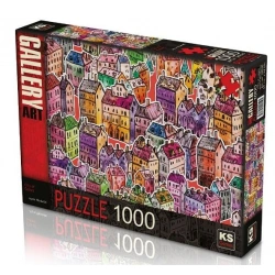 KS GAMES 1000 PARÇA PUZZLE CİTY OF COLORS