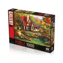 KS GAMES 1000 PARÇA PUZZLE RİVERSİDE COTTAGE