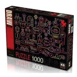 KS GAMES 1000 PARÇA PUZZLE ROBOT WORKSKOP
