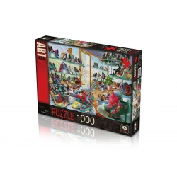 KS PUZZLE 1000 SHOE SHOP (NET)