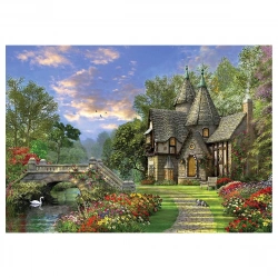 KS GAMES 1000 PARÇA PUZZLE THE OLD WATERWAY COTTAGE