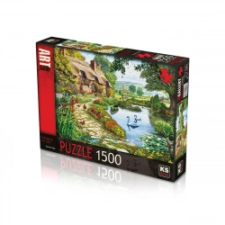 KS PUZZLE 1500 COTTAGE BY THE LAKE (NET)